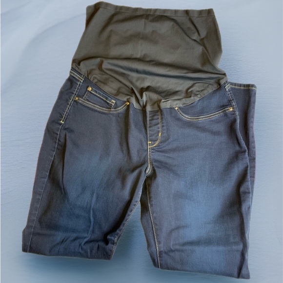 🍉Levi’s signature jean’s maternity, stretchy black band, EUC, XL, two available - Picture 2 of 9